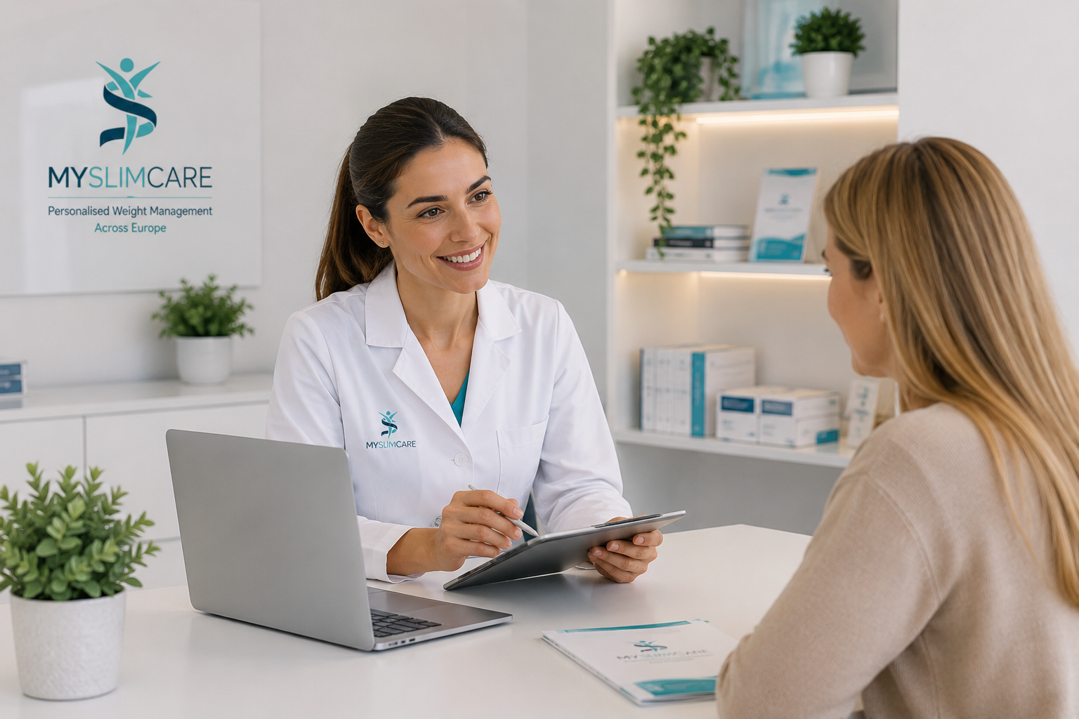 Professional weight management consultation with MySlimCare